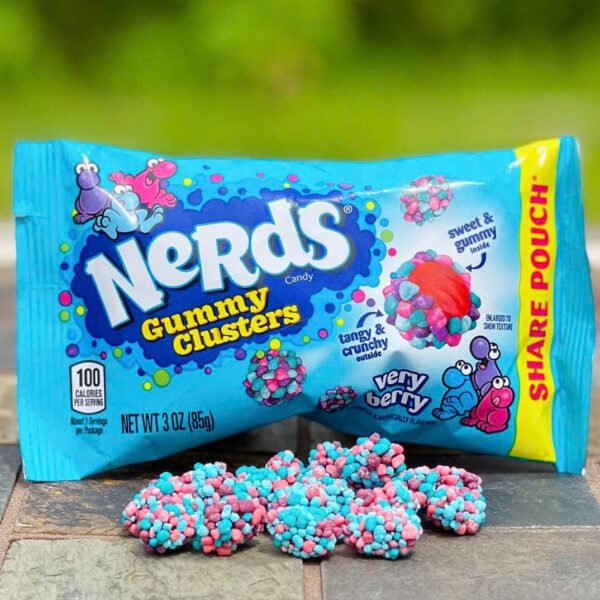 NERDS Gummy Clusters, Candy, Very Berry 85G - 141G - 226G - Hình ảnh 6