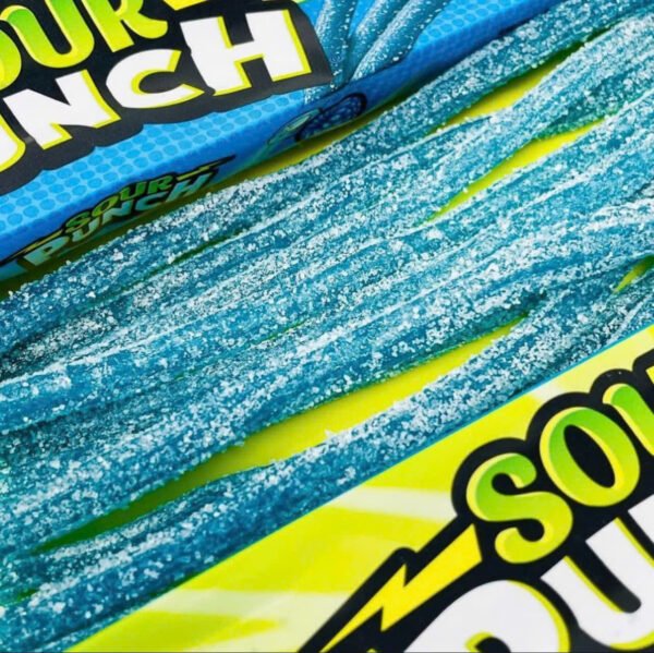 SOUR PUNCH Blue Raspberry Chewy Candy 57G - Hình ảnh 4