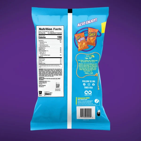 Takis Buckin' Ranch 9.9 oz - Ranch Rolled Tortilla Chips - Hình ảnh 4