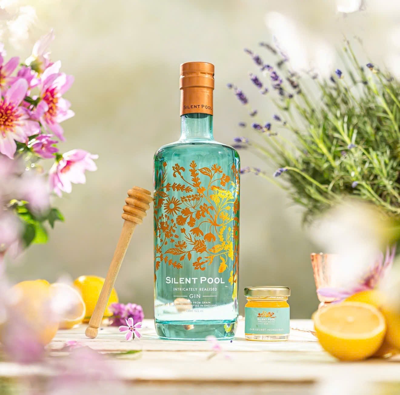 Silent Pool Gin, Floral and Zesty London Dry Gin