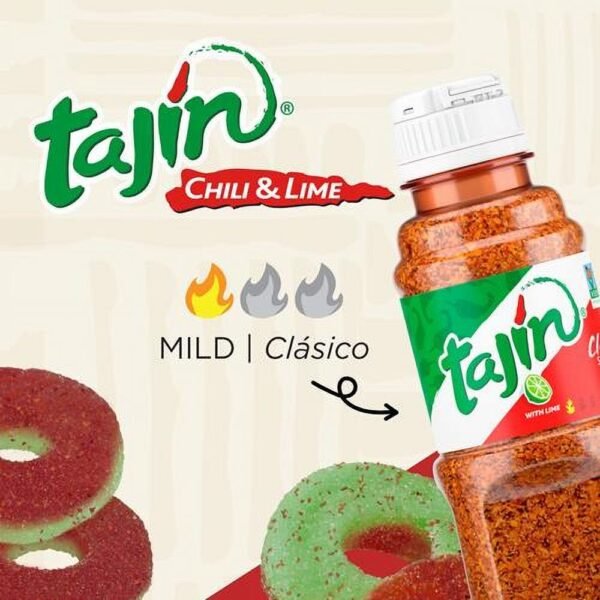 Snak Club Watermelon Rings, Tajin Chili & Lime Seasoned, Sweet And Spicy Gummy Candy - Hình ảnh 3