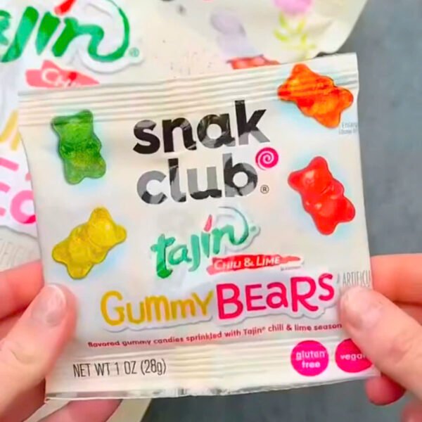 Snak Club Tajin Gummy Bears - Tách Lẻ - Hình ảnh 4