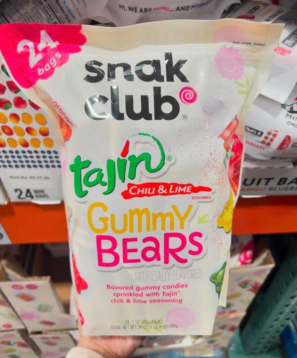Snak Club Tajin Gummy Bears - 24 Gói