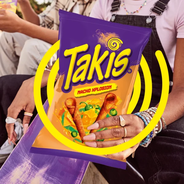 Takis Nacho Xplosion 9.9 oz S- Cheese and Chili Pepper Rolled Tortilla Chips - Hình ảnh 3