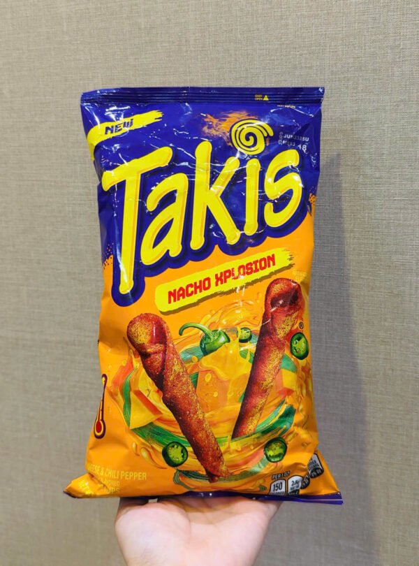 Takis Nacho Xplosion 9.9 oz S- Cheese and Chili Pepper Rolled Tortilla Chips - Hình ảnh 8