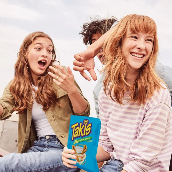 Takis Buckin' Ranch 9.9 oz - Ranch Rolled Tortilla Chips - Hình ảnh 2