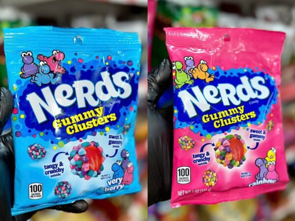NERDS Gummy Clusters, Candy, Very Berry 85G - 141G - 226G - Hình ảnh 7