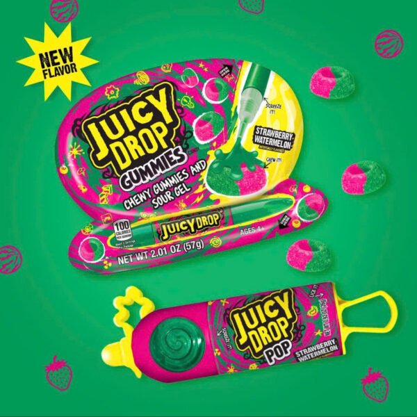 Juicy Drop Gummy Candy, Sweet Gummies & Sour Gel Pen - Hình ảnh 5