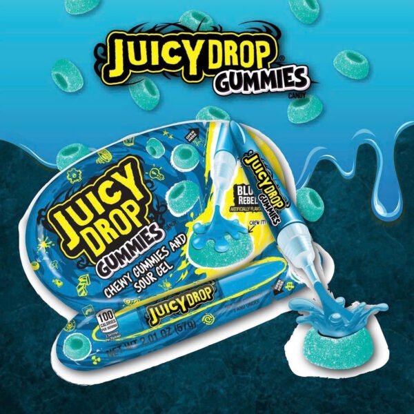 Juicy Drop Gummy Candy, Sweet Gummies & Sour Gel Pen