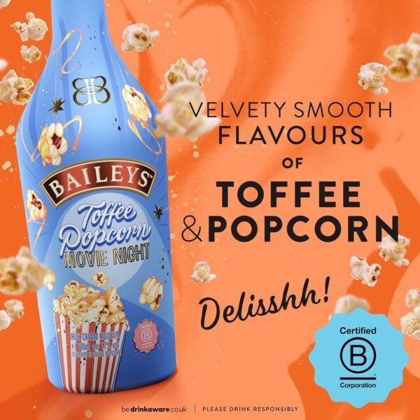 Baileys Toffee Popcorn 700 ML - Hình ảnh 2