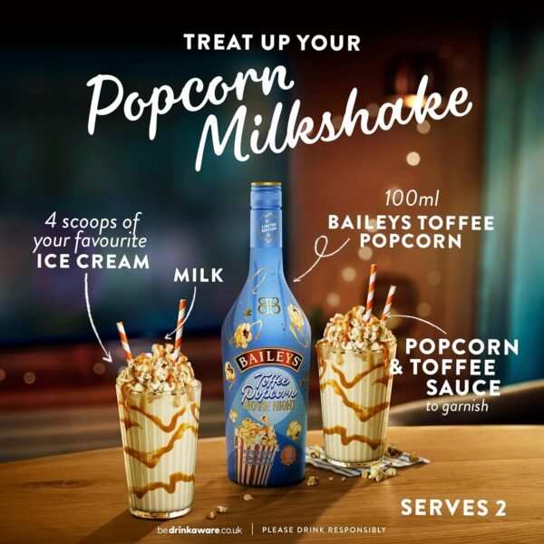 Baileys Toffee Popcorn 700 ML - Hình ảnh 4