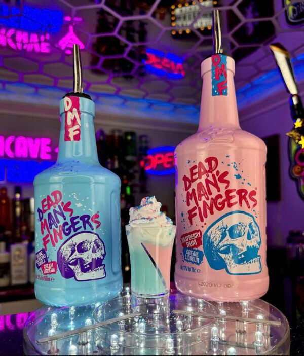 Dead Man's Fingers Blue Raspberry Tequila Cream Liqueur 70cl - Hình ảnh 3