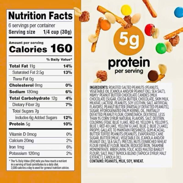 Snak Club Peanut Butter Chocolate Trail Mix - Hình ảnh 4
