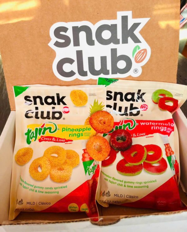 Snak Club Tajin Chili and Lime Peach Rings 71G - Hình ảnh 2