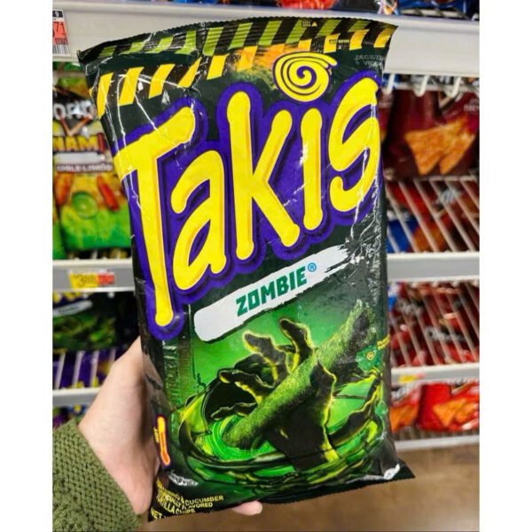 Takis Zombie 9.9 oz Habanero & Cucumber Rolled Tortilla Chips - Hình ảnh 2