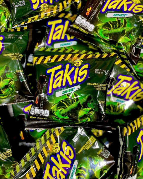 Takis Zombie 9.9 oz Habanero & Cucumber Rolled Tortilla Chips - Hình ảnh 5