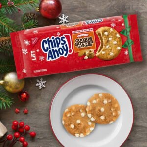 CHIPS AHOY! Chewy Cookie Butter-Inspired Cookies, Limited Edition Holiday 281G