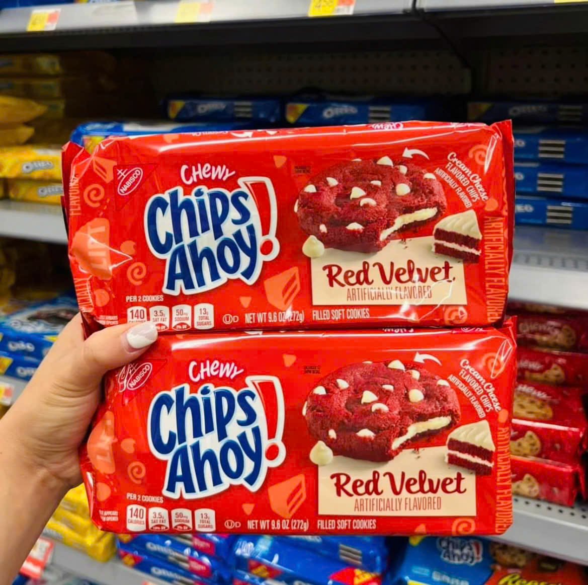 CHIPS AHOY! Chewy Red Velvet Cookies, 9.6 oz